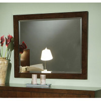 Coaster Furniture 200714 Jessica Rectangular Wall Mirror Cappuccino